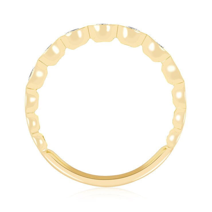 Anillo, Diamantes 0.50ctw, Oro Amarillo — Imagen 4 de 4