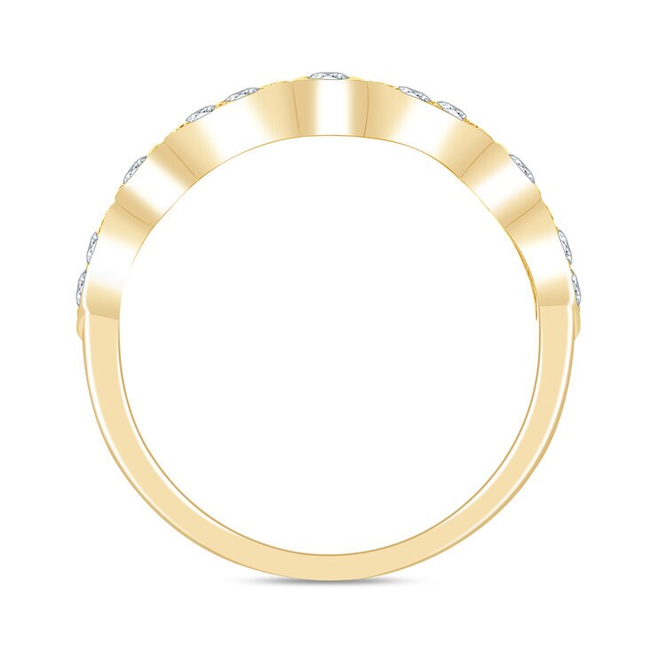 Anillo, Diamantes 0.23ctw, Oro Amarillo — Imagen 2 de 4