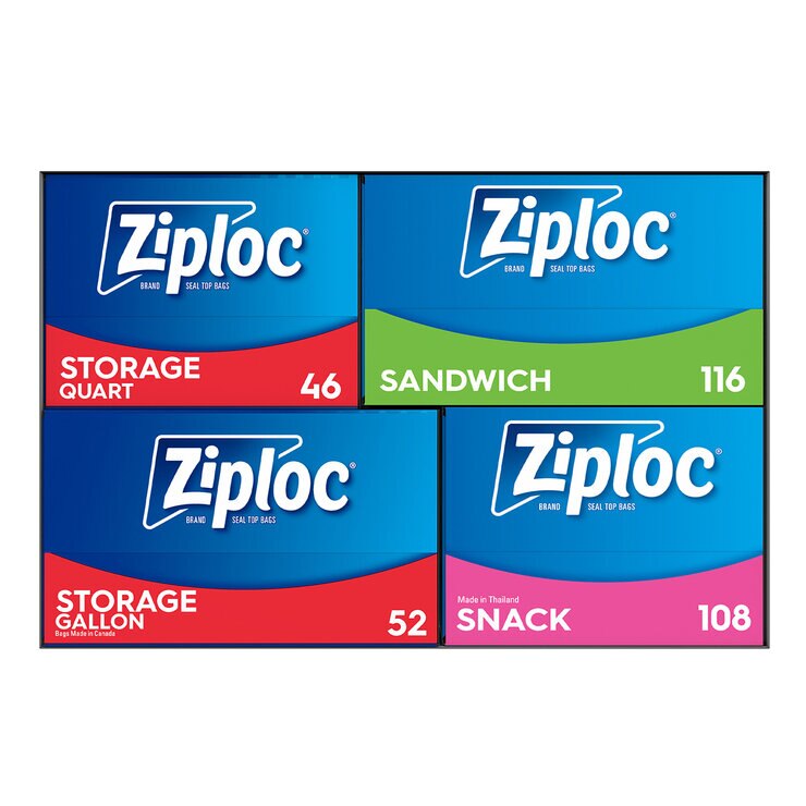 Ziploc Paquete Surtido de Bolsas 322 pzas — Imagen 3 de 4