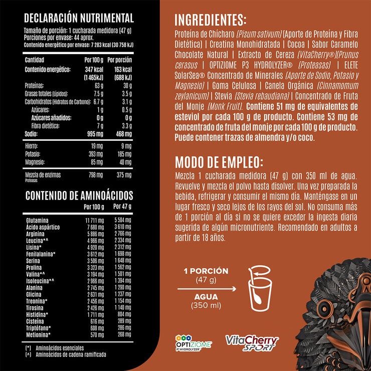 Birdman Falcon Performance Proteína Vegetal Sabor Chocolate 2.1 kg — Imagen 2 de 4