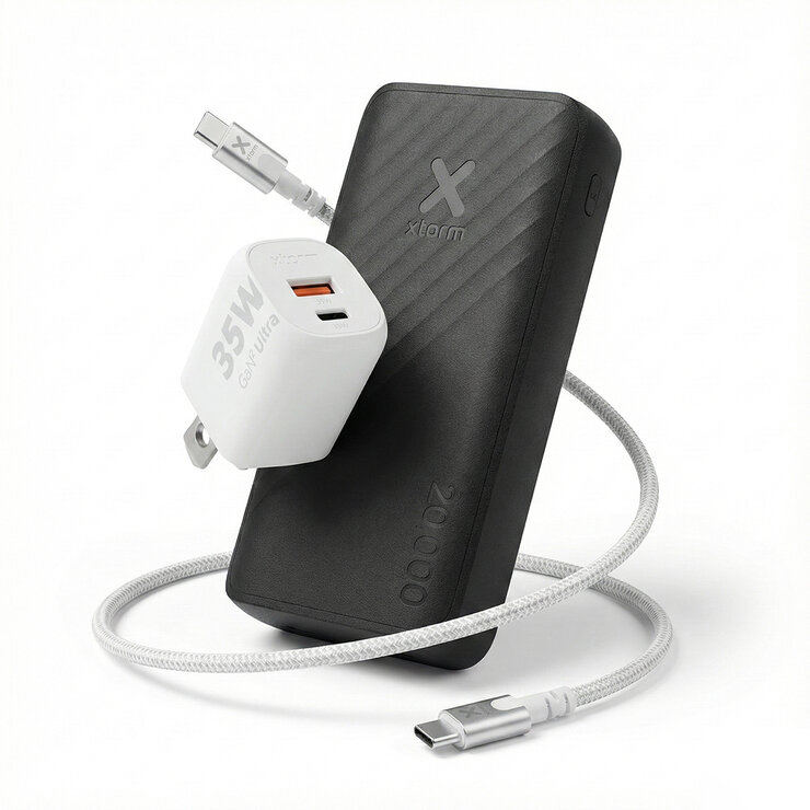 Xtorm Bundle Powerbank 20,000 mAh + Cargador 35W + Cable USB-C — Imagen 1 de 4