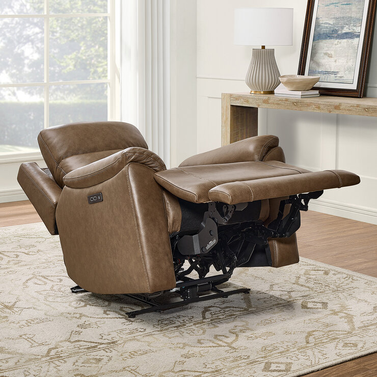 Gilman Creek Furniture, Sillón Reclinable Eléctrico de Piel — Imagen 4 de 4