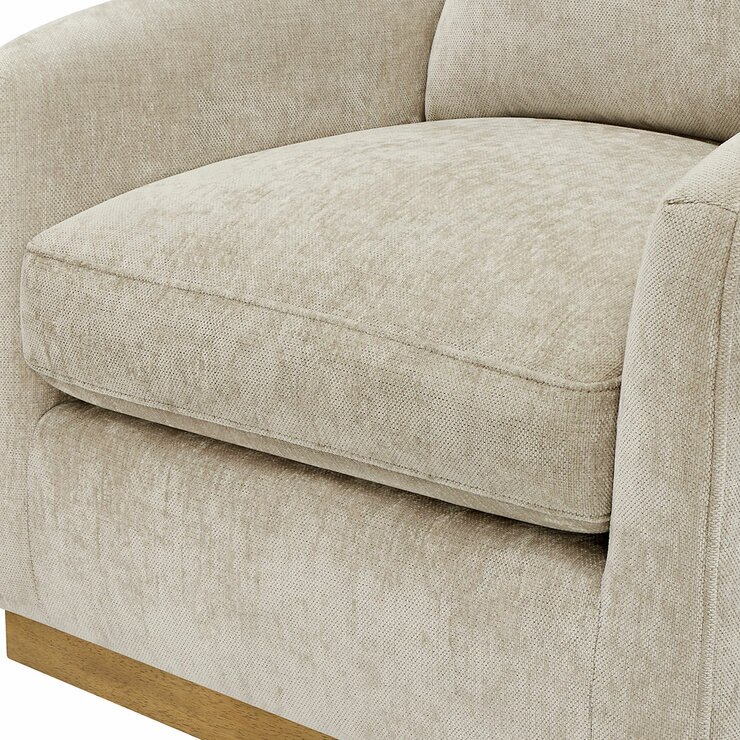 Henredon, Sillón Giratorio de Tela — Imagen 2 de 4