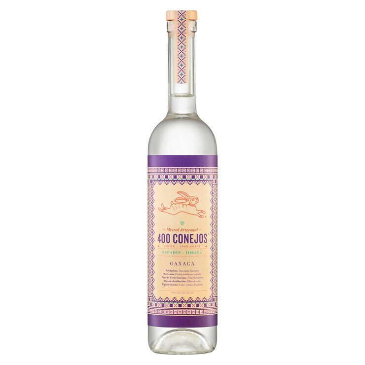 Mezcal 400 Conejos Espadín Tobalá 700ml