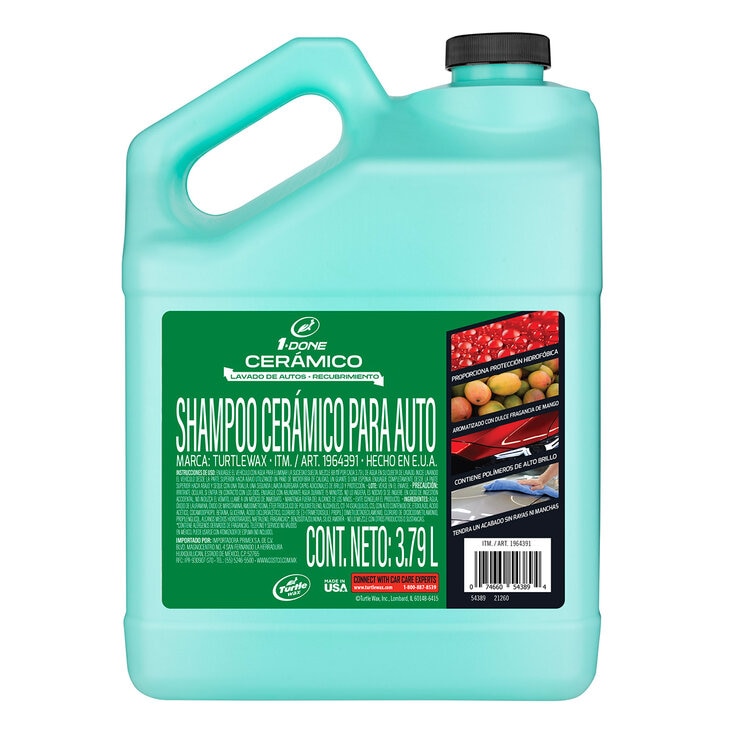 Turtle Wax Shampoo Cerámico 1 Gal — Imagen 2 de 2