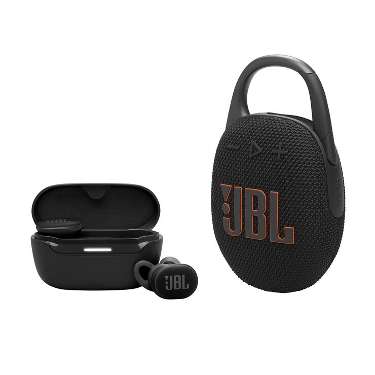 JBL Bundle Endurance Race 2 Audífonos Inalámbricos + Clip 5 Bocina Bluetooth — Imagen 1 de 4