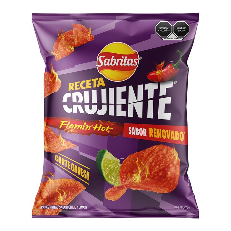 Sabritas Flamin Hot Receta Crujiente 490g — Imagen 1 de 4