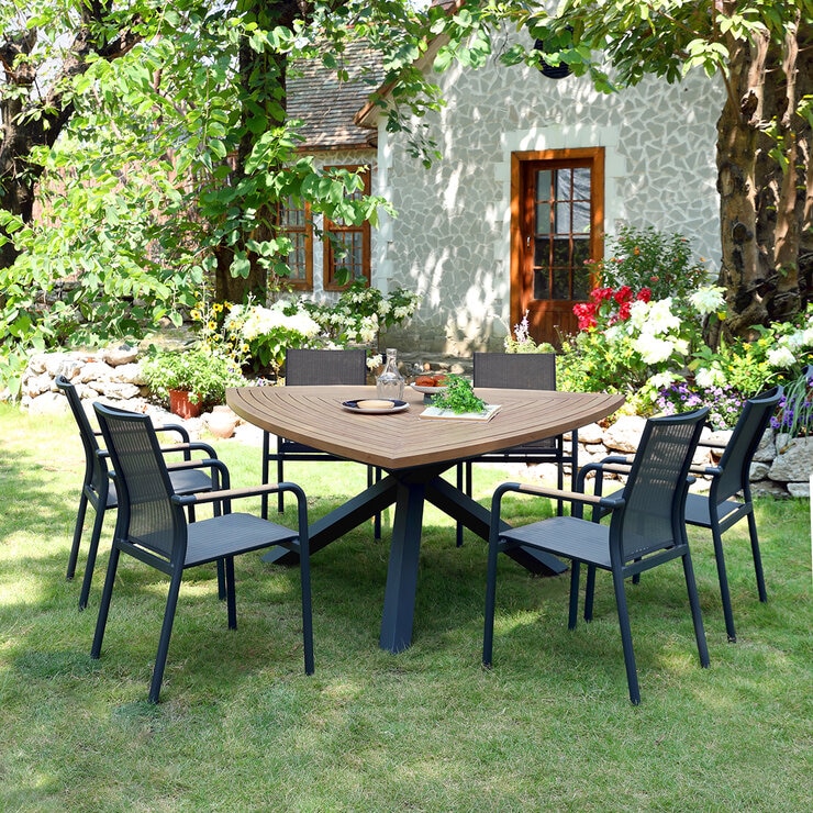 ProLoisirs, Ferrone Comedor para Jardín 7 pzas — Imagen 1 de 4