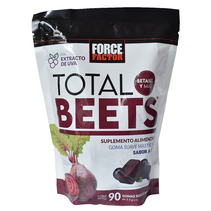 Total Beets con extracto de uva 90 gomas suaves — Imagen 1 de 4