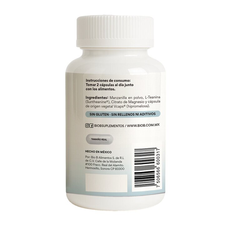Bio B DeTense l- Teanina y Magnesio 90 Cápsulas — Imagen 2 de 3