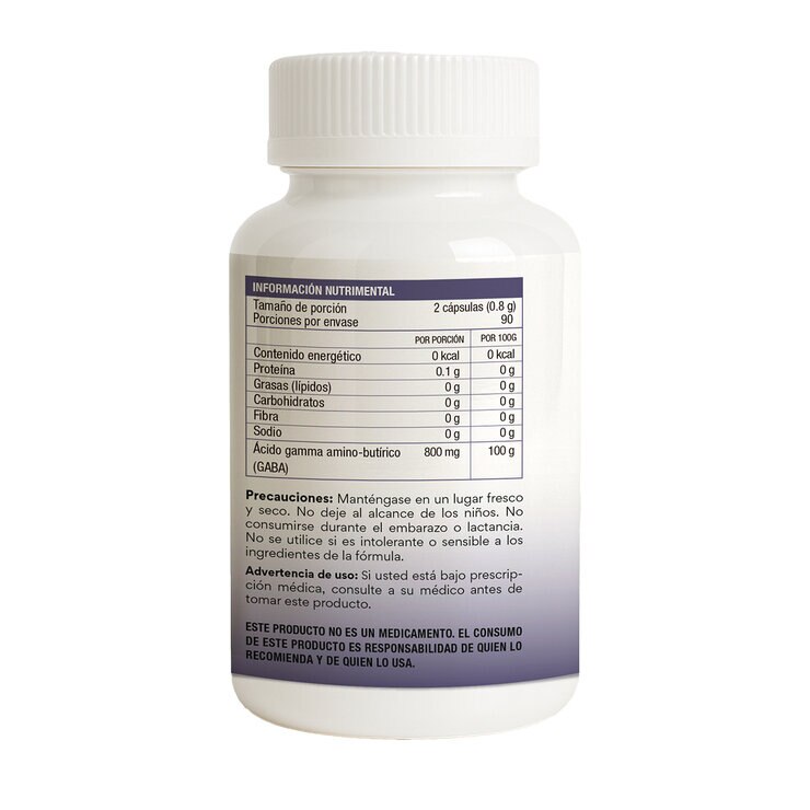 Bio B Gaba Ácido gamma amino-butírico 90 Cápsulas — Imagen 3 de 3