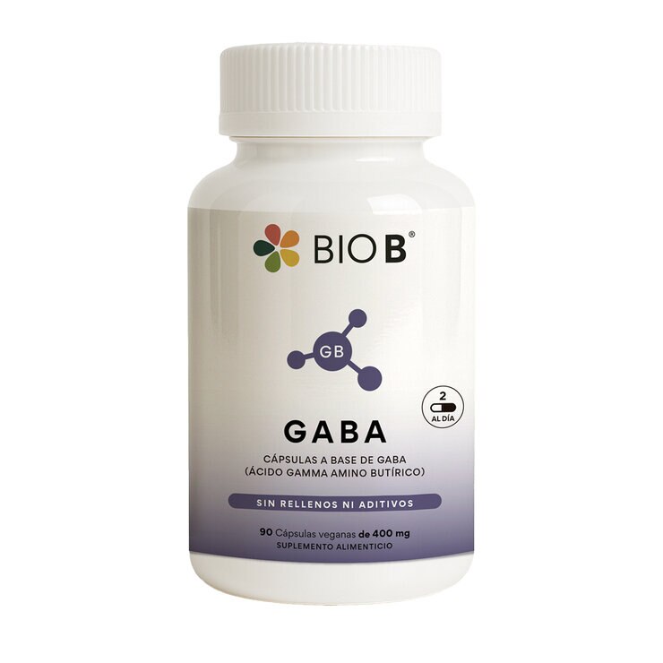 Bio B Gaba Ácido gamma amino-butírico 90 Cápsulas — Imagen 1 de 3