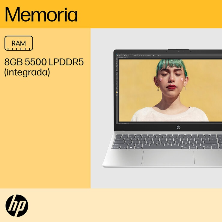 HP 15-fc0234la Laptop 15.6" Full HD AMD Ryzen 3 8GB 512GB — Imagen 3 de 4