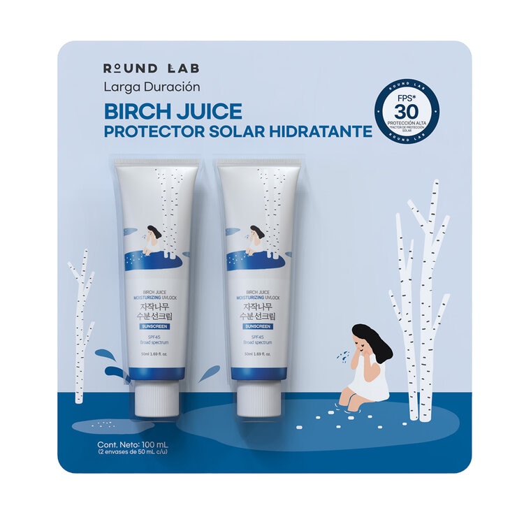 Round Lab Protector Solar Birch Juice 2 pzas