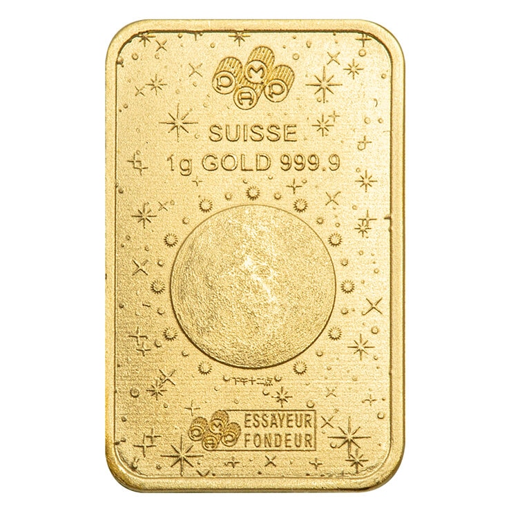 Lingotes de Oro 25 pz de 1g c/u PAMP, Caballo Buena Suerte — Imagen 4 de 4