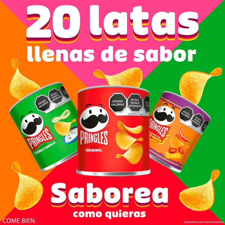 Pringles Papas Surtidas 20 pzas — Imagen 3 de 4