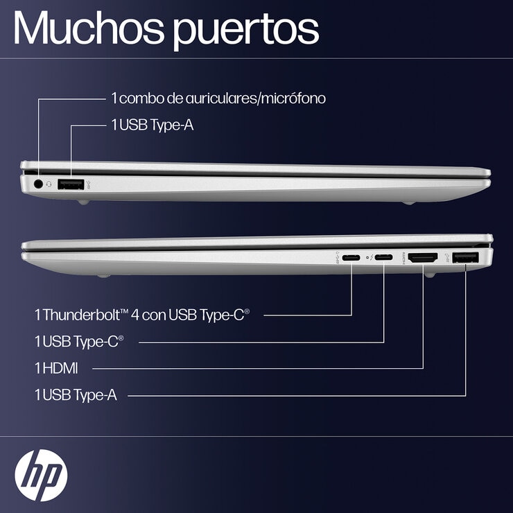 HP Pavilion Plus 14-ew1002la Laptop 14" OLED Intel Core Ultra 7 32GB 1TB — Imagen 2 de 4