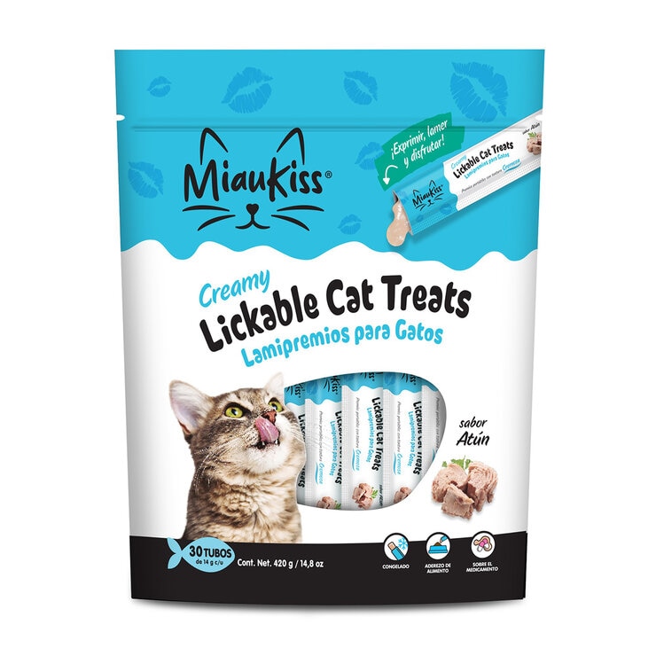 MiauKiss Premios para Gato sabor Atún 30 tubos de 14 g — Imagen 1 de 2