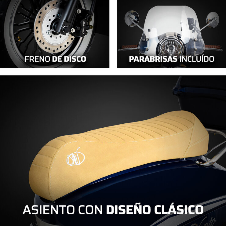 Vento Motocicleta Hipster 170cc Azul — Imagen 4 de 4