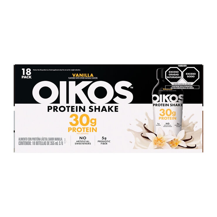 Oikos Bebida con 30 g de Proteina 18 pzas de 355 ml