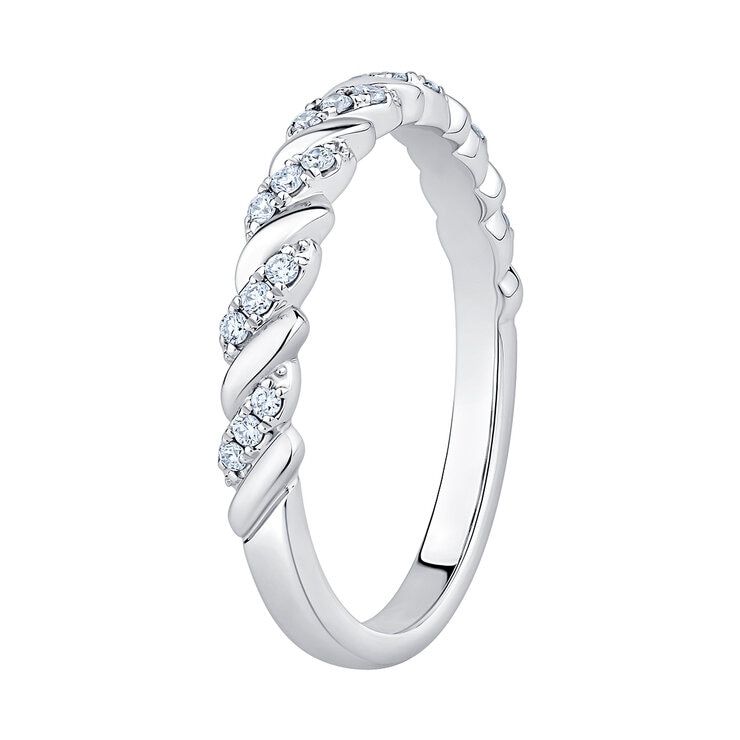 Pulsera, Diamantes 0.12CTW, Oro Blanco 14K — Imagen 3 de 4
