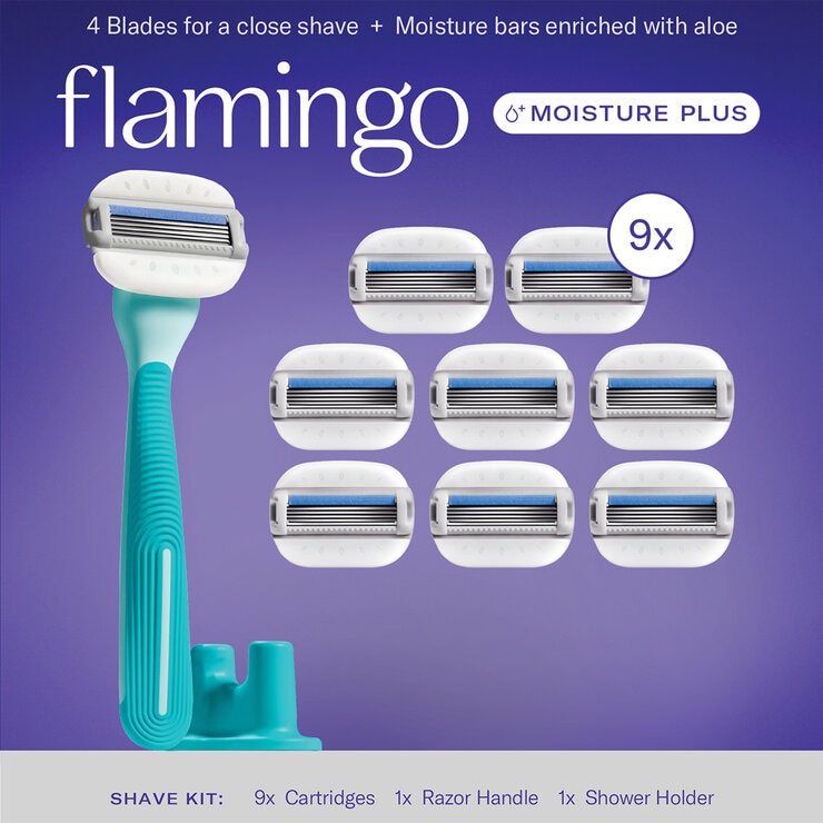 FLAMINGO MOIST RAZOR SET — Imagen 1 de 2