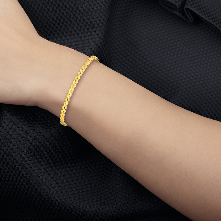 Pulsera, Eslabones Oro 14K — Imagen 3 de 4
