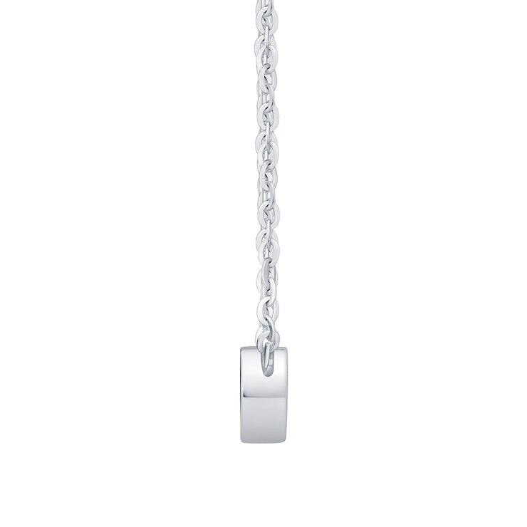 Collar de Diamantes 0.14 CTW, con Dije de Corazón , Oro 14K — Imagen 3 de 4