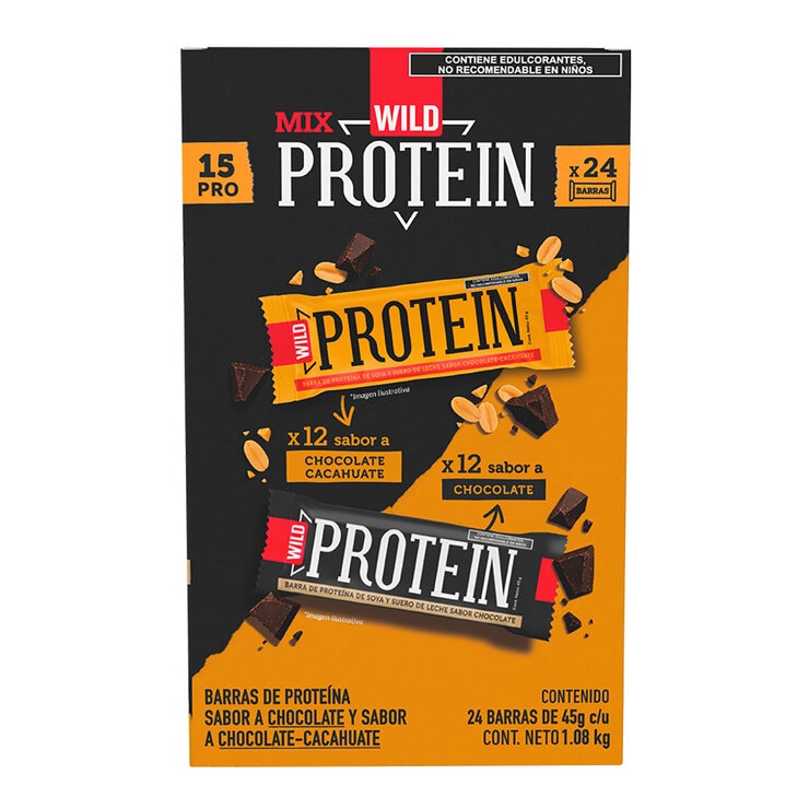 Wild Barra de Proteína 24/45 g — Imagen 1 de 2