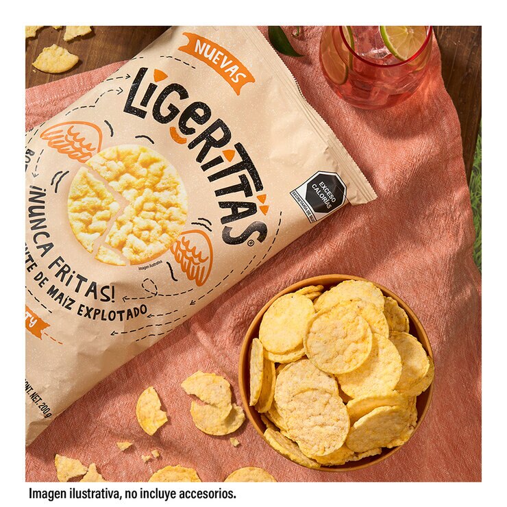 Ligerittas Botana de Maíz 600 g — Imagen 2 de 4