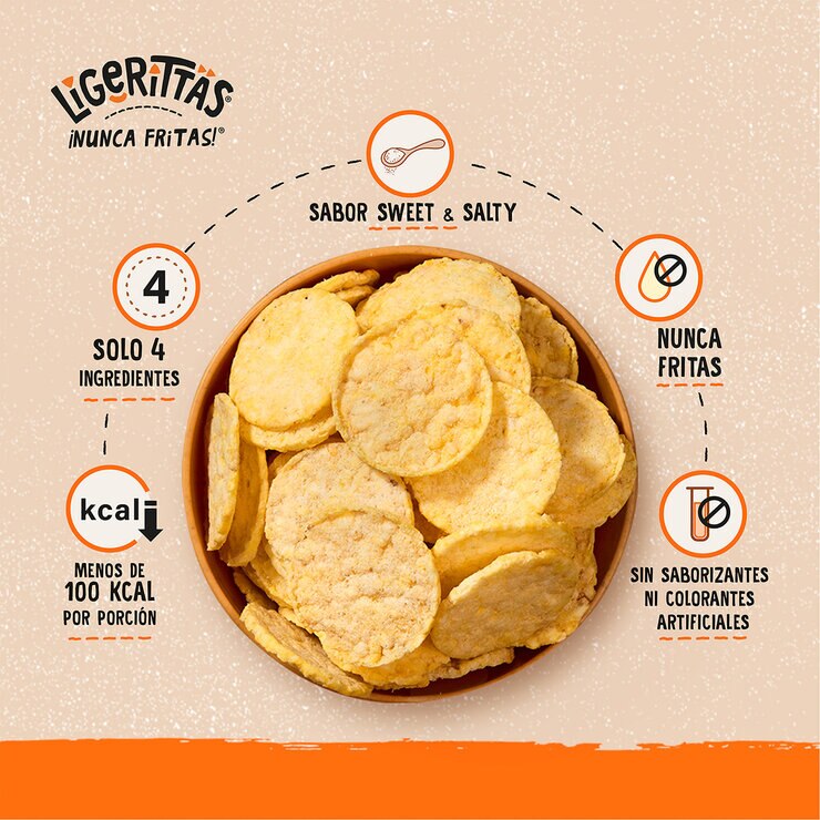 Ligerittas Botana de Maíz 600 g — Imagen 4 de 4