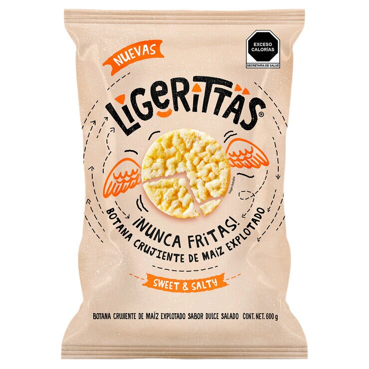 Ligerittas Botana de Maíz 600 g — Imagen 1 de 4