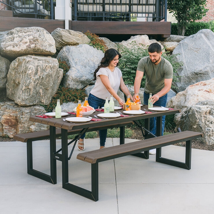 Lifetime, Mesa para Picnic Plegable de 6' — Imagen 1 de 4