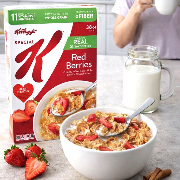 Kellogg's Special K Cereal de Trigo y Arroz con Fresa 2/535 g — Imagen 3 de 3