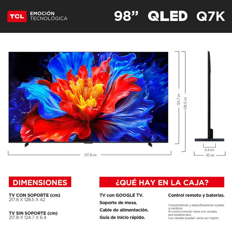 TCL PANTALLA 98 QLED — Imagen 2 de 4