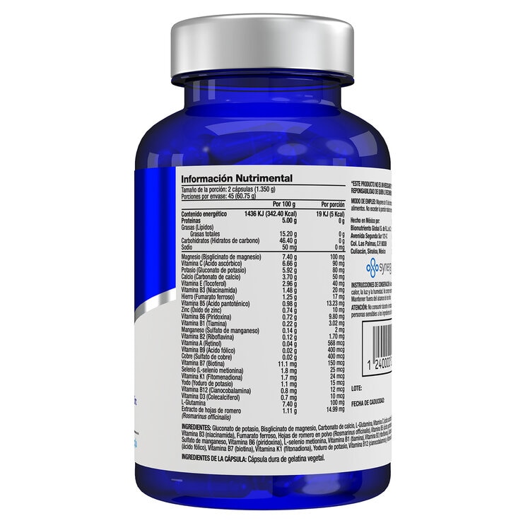 Focus Factor Glutamina, Magnesio y Zinc 90 Cápsulas — Imagen 2 de 2