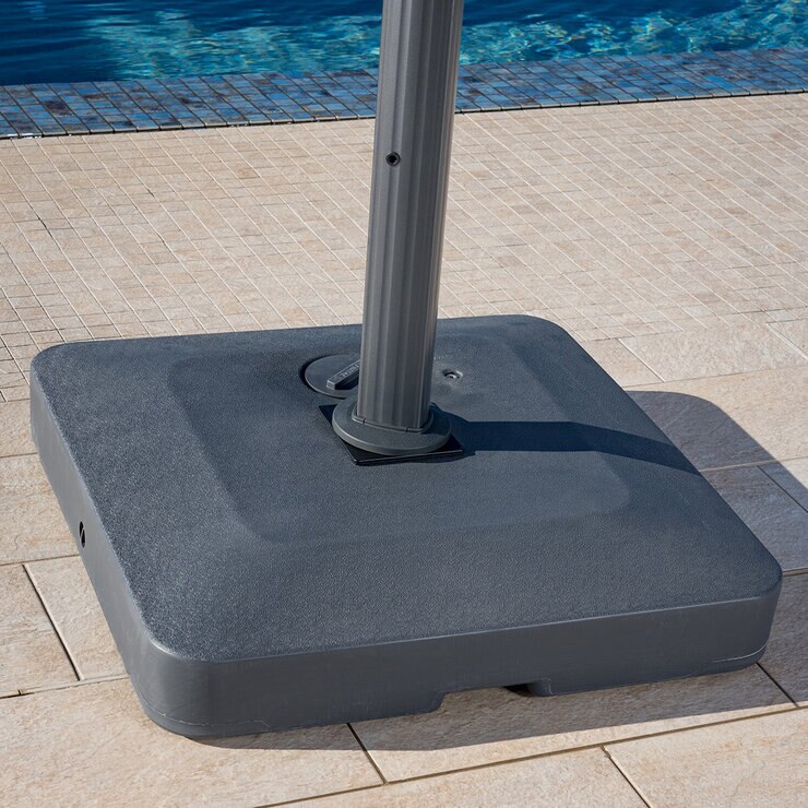 SunVilla, Sombrilla Redonda de 3.5 m con Luz LED, Beige — Imagen 4 de 4