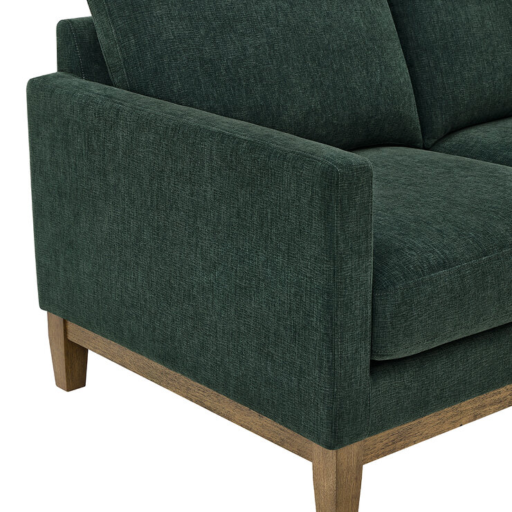 Henredon, Sofá Reversible De Tela Estilo Chaise — Imagen 4 de 4