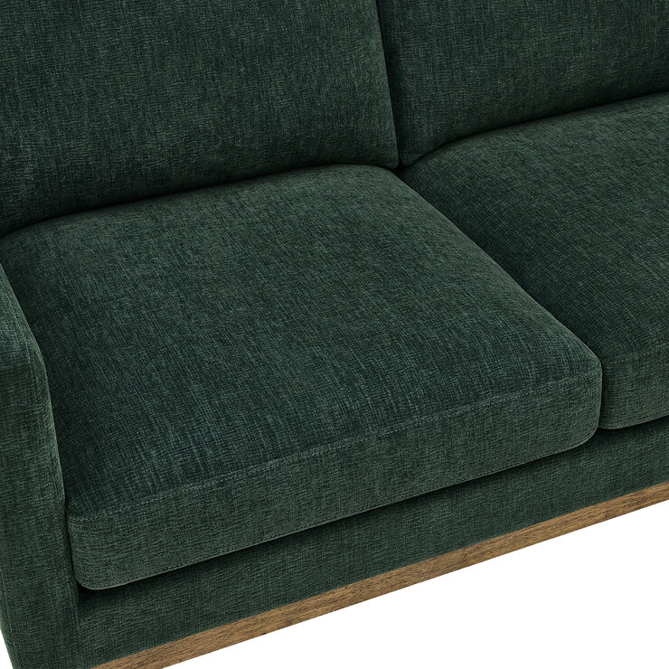 Henredon, Sofá Reversible De Tela Estilo Chaise — Imagen 3 de 4