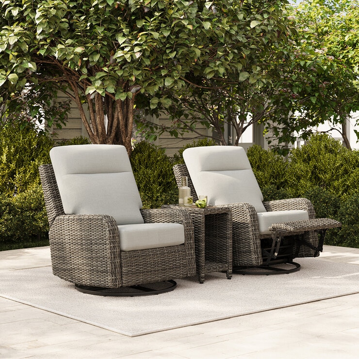 Living Style, Elko Thomasville Set de Sillones Reclinables con Mesa — Imagen 1 de 4