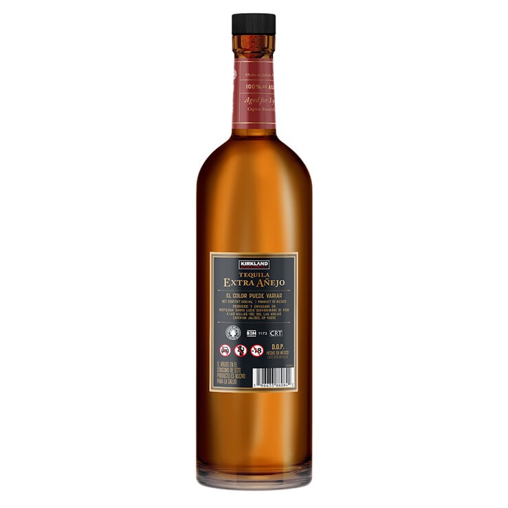 Kirkland Signature Tequila Extra Añejo 1 L — Imagen 2 de 2
