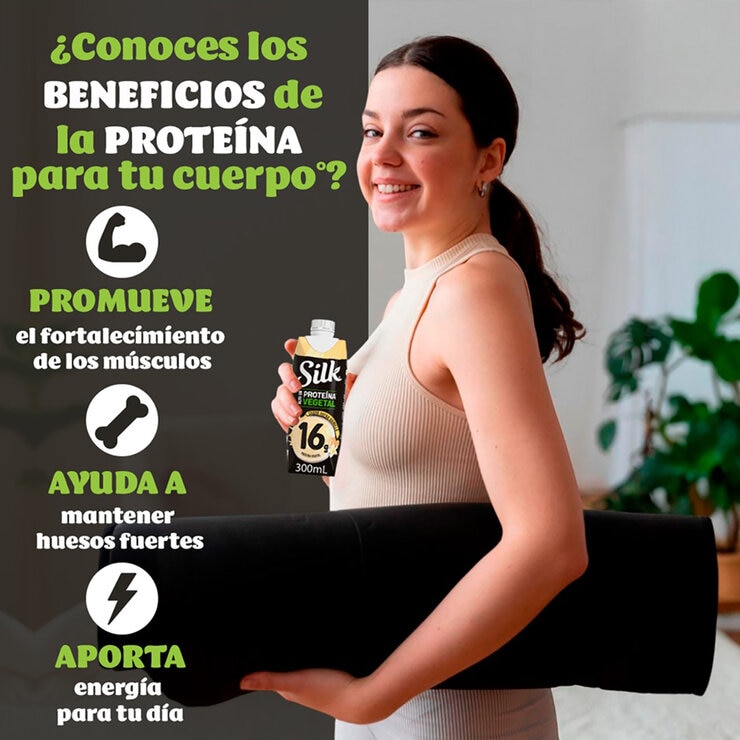 Silk Bebida con Proteína Sabor Avena y Vainilla 12/300 ml — Imagen 2 de 4