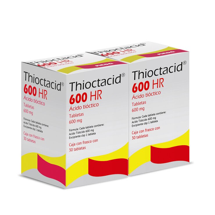 Thioctacid 600 HR 600 mg 2 Pack — Imagen 2 de 3