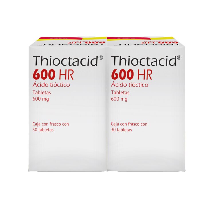 Thioctacid 600 HR 600 mg 2 Pack — Imagen 3 de 3