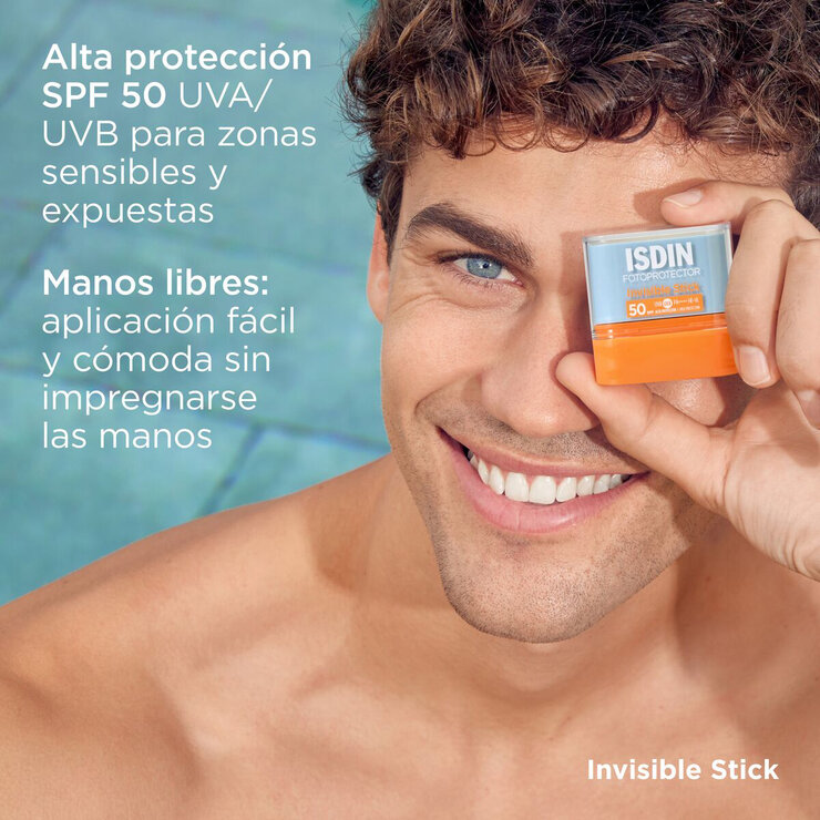 FOTOPRO INVISIBLE STICK SPF50 10G ISDIN — Imagen 4 de 4