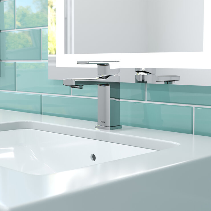 Pfister, Monomando para Lavabo Modelo Deckard, Color Cromo Pulido — Imagen 2 de 4