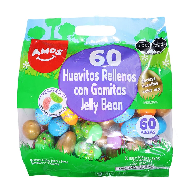 Amos Huevitos Rellenos con Jelly Beans 60 pzas — Imagen 1 de 3