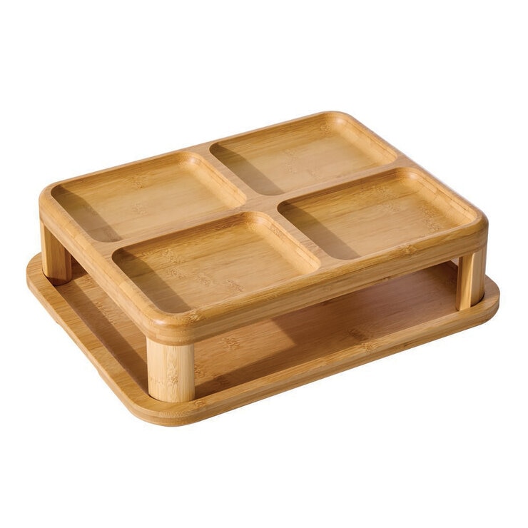 Sabatier Tabla para Servir de Dos Niveles con Tapa — Imagen 3 de 4