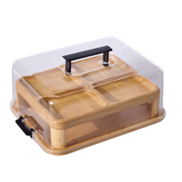Sabatier Tabla para Servir de Dos Niveles con Tapa — Imagen 4 de 4