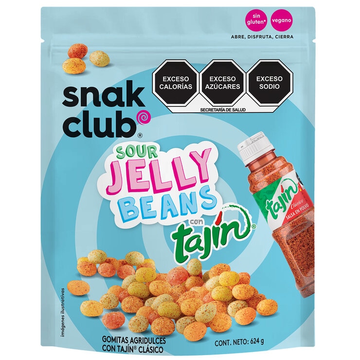 Snak Club Jelly Beans Agridulces con Tajín 624 g — Imagen 1 de 2